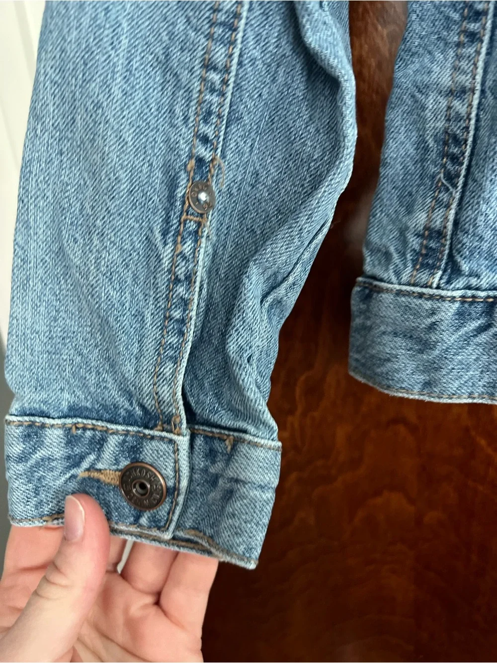 OshKosh B'gosh Kids Medium Wash Denim‎ Jacket Girls 12